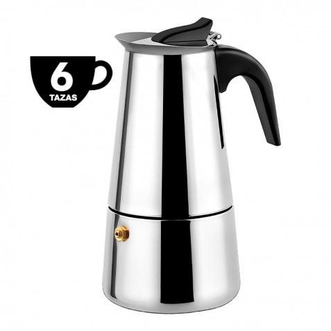 CAFETERA ESPRESSO ITALIANA DE ACERO...