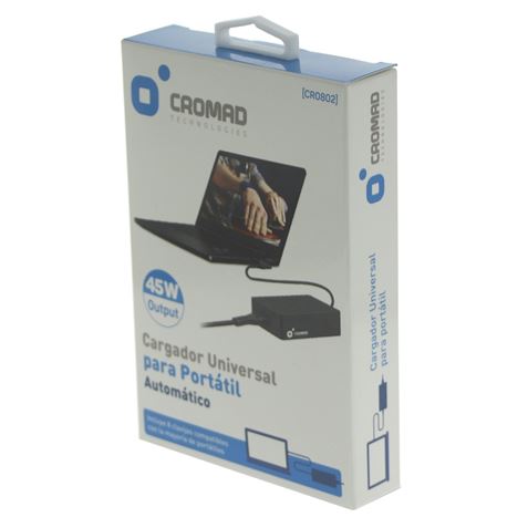CARGADOR UNIVERSAL AUTOMÁTICO 45W CROMAD - CR0802-2 (2)