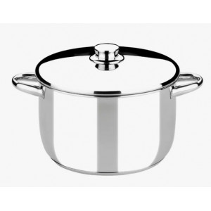 OLLA DE ACERO INOXIDABLE 24CM 6...