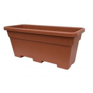 REACONDICIONADA JARDINERA MAXI RECTANGULAR 100CM TERRACOTA ARTPLAST