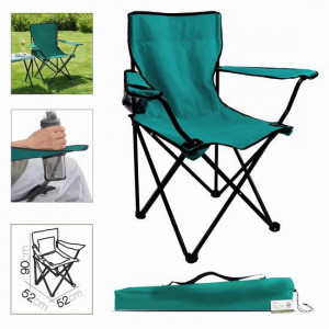 SILLA CAMPING PLEGABLE 52X52X90CM...