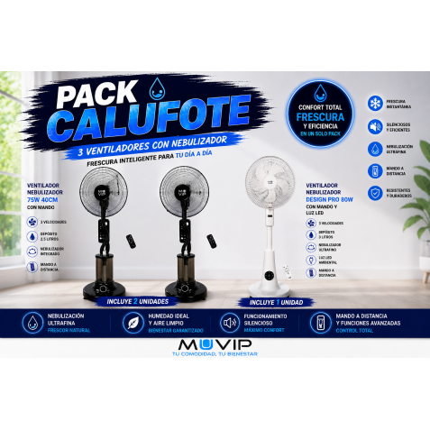 PACK NEBULIZADORES MUVIP