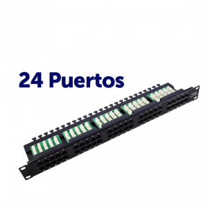 PANEL PARCHEO 24P KRONE 19" UTP CAT 6...