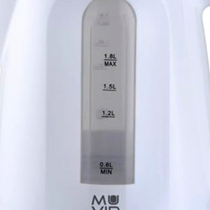HERVIDOR DE AGUA 1.8 LITROS 2200W MUVIP