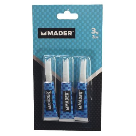 PEGAMENTO INSTANTANEO 3PCS. 3 GR. MADER - 68126-1