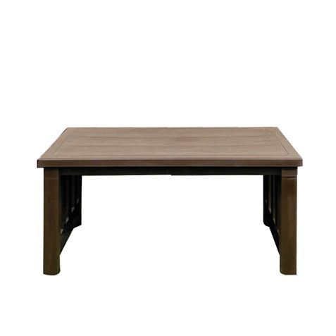 CONJUNTO DE JARDIN PALMA MARRON MESA + SOFÁ + 2 SILLAS RATAN - 75794-3