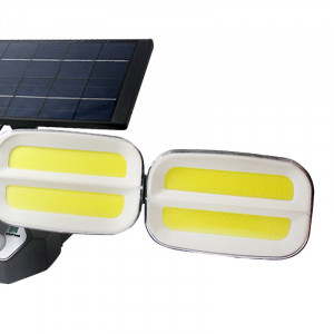 FOCO SOLAR CUÁDRUPLE CON SENSOR 800LM...
