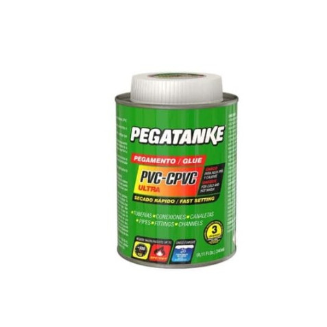 PEGAMENTO PARA PVC-CPVC 240ML PEGATANKE
