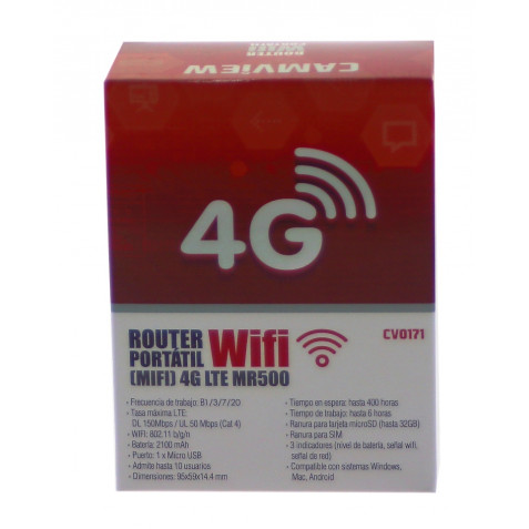 ROUTER (MIFI) WIFI PORTATIL 4G LTE...