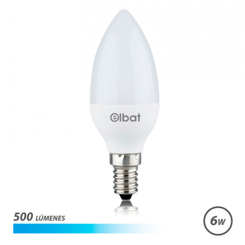 BOMBILLA LED C37 | 6W | 500LM | E14 |...