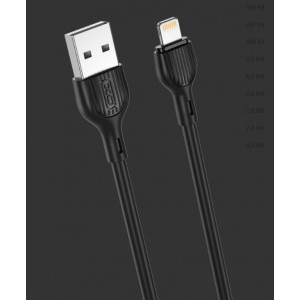 CABLE 2.1A USB A LIGTHNING 1 METRO...