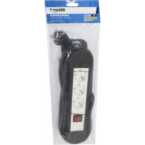 BASE MULTIPLE 3 TOMAS CON INTERRUPTOR...