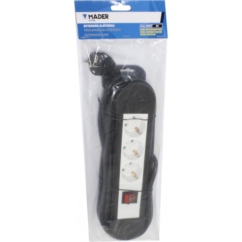 BASE MULTIPLE 3 TOMAS CON INTERRUPTOR...