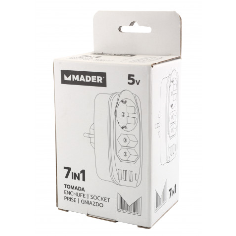 ENCHUFE 7EN1 5V MADER