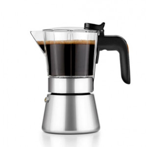CAFETERA ITALIANA ACERO INOXIDABLE 4...