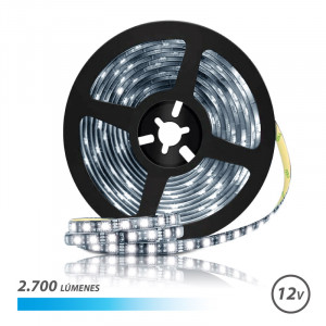TIRA DE LED 12V 5 METROS LUZ FRIA ELBAT