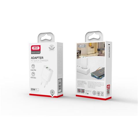 CARGADOR DE CORRIENTE L81A 20W TIPO C + USB QC 3.0 XO - XOL81A-2