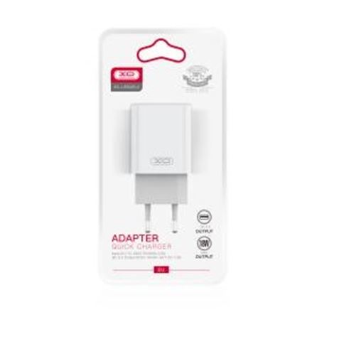 CARGADOR DE CORRIENTE L85D 18W USB XO BLANCO - XOL85D-1