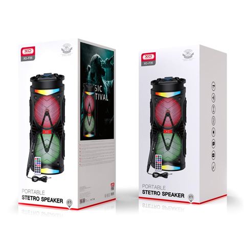 ALTAVOZ BLUETOOTH F35 + MICRÓFONO + LUZ LED XO - XOF35-3