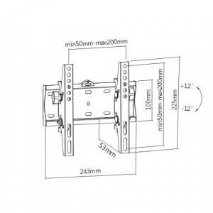 SOPORTE DE PARED TV LED LCD 23"-43"...