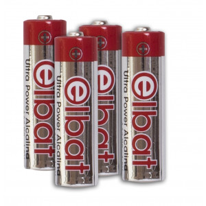 PACK 4 PCS PILAS ALCALINAS LR6/AA ELBAT