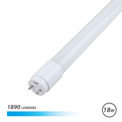TUBO LED CRISTAL 18W 120CM LUZ FRIA...