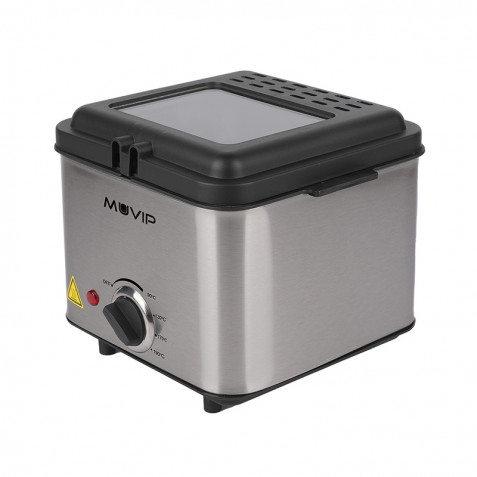FREIDORA 1.5 LITROS INOXIDABLE 1000W...