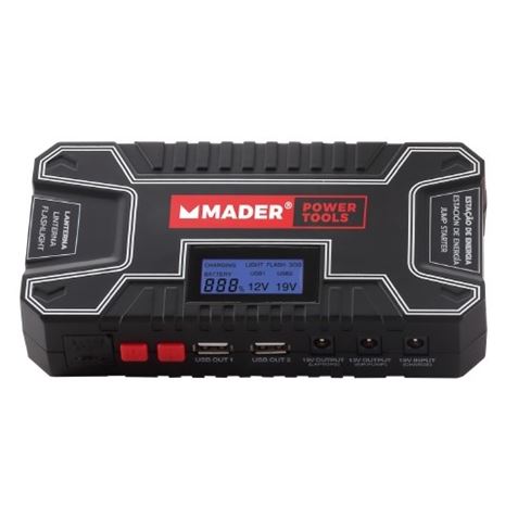 ARRANCADOR BATERIAS 12Ah + MINI COMPRESOR MADER - 63547-1
