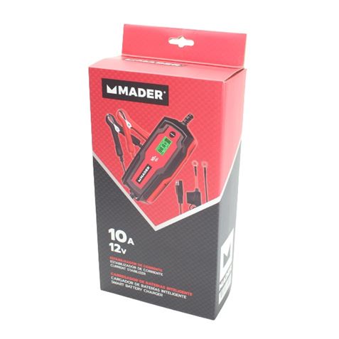 CARGADOR DE BATERIAS INTELIGENTE 10A, 12V MADER - 63244-5