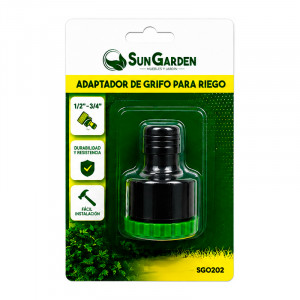 ADAPTADOR DE GRIFO 1/2" - 3/4" PARA...