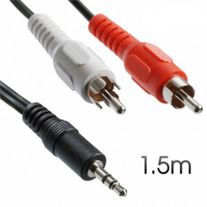 CABLE STEREO MINI JACK 3.5 - RCA...