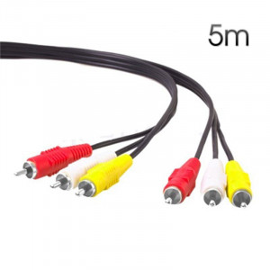 CABLE AV RCA AUDIO - VIDEO 5 METROS...