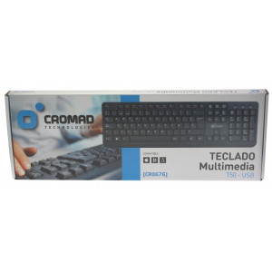 TECLADO MULTIMEDIA T50 USB CROMAD