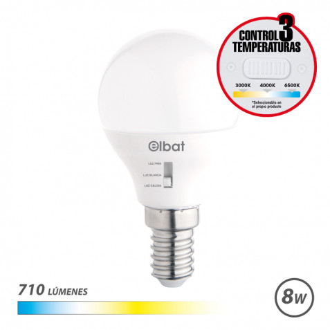 BOMBILLA LED G45 | 8W | 710LM | E14 |...