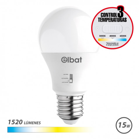 BOMBILLA LED A60 | 15W | 1520LM | E27...