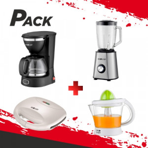 PACK DESAYUNO SANDWICHERA + CAFETERA...