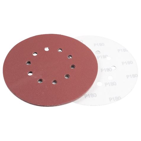 PACK 10 LIJAS GR180 VELCRO PARA MODELO 63184 MADER - 63196-1