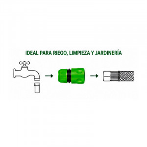 CONECTOR RAPIDO PARA MANGUERA 3/4"...