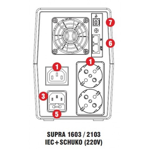 SAI XMART SUPRA 1600VA