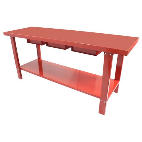 BANCO DE TRABAJO METAL 200X64CM MADER - 65260-2