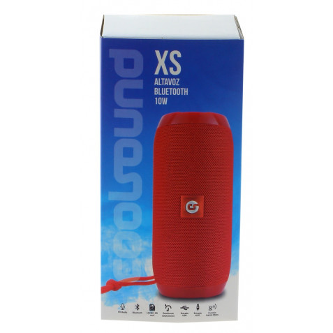 ALTAVOZ BLUETOOTH XS 10W ROJO COOLSOUND