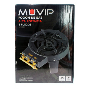 FOGON DE GAS ALTA POTENCIA 3 FUEGOS...