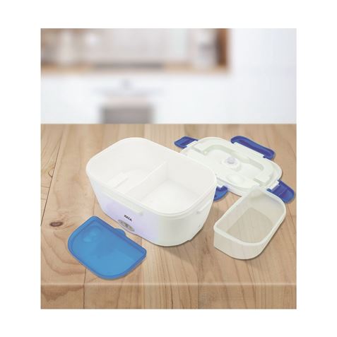 FIAMBRERA ELECTRICA 1LITRO 2 COMPARTIMENTOS AZUL JOCCA - 1525A-1