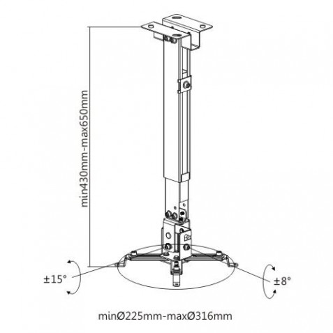 SOPORTE TECHO / PARED PROYECTOR...