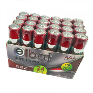 PACK 24 PCS PILAS ALCALINAS LR03/AAA...