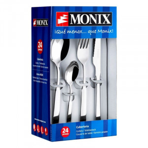 PACK 24 CUBIERTOS ACERO INOXIDABLE...