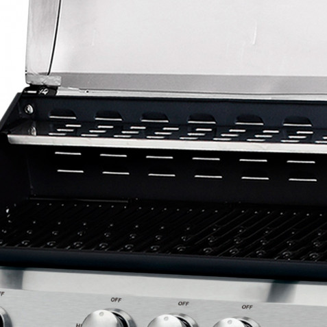 BARBACOA GAS INOX 4 FUEGOS MUVIP