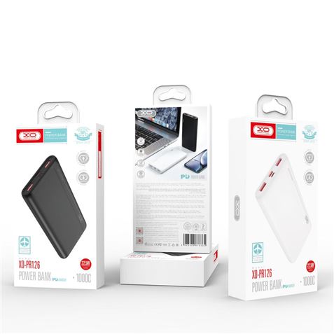 POWERBANK PR126 10000MAH | USB + TIPO C | NEGRA XO - XOPR126BK-2