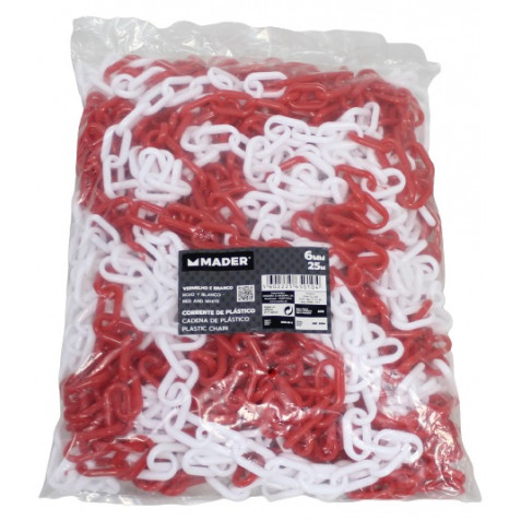 CADENA PLASTICA 6mm.X25Mtrs. MADER