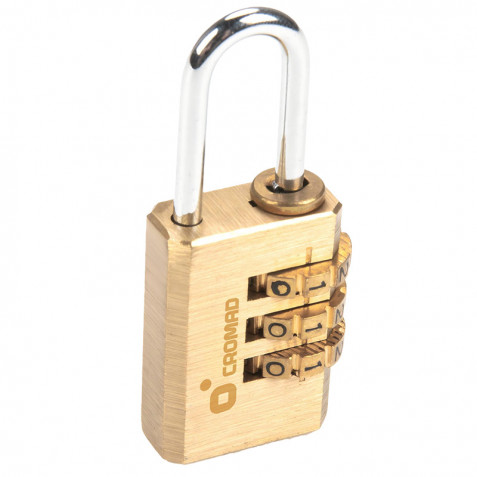 CANDADO COMBINACIÓN DE LATÓN 20MM CROMAD